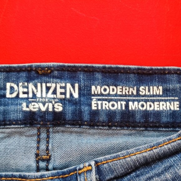 Denizen from Levi's jeans modern slim blue women's size 31x32 - Picture 5 of 8